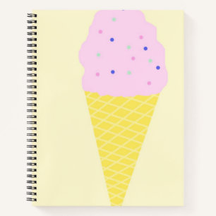 ice cream art notebook