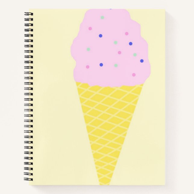 ice cream art notebook (Front)
