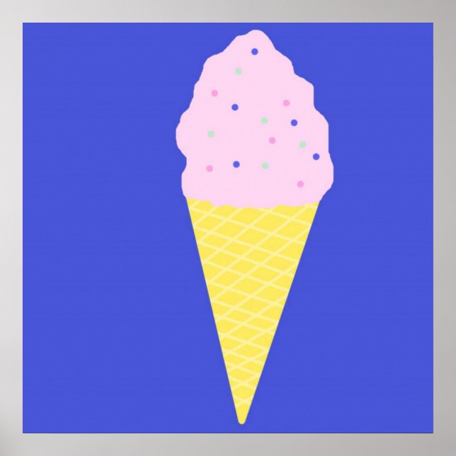 ice cream art poster (Front)