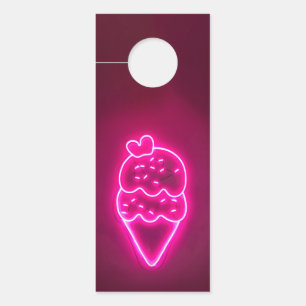 Ice Cream Art Strawberry Ice Cream Clip Art Painti Door Hanger