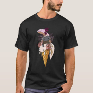 Ice Cream Axolotl T-Shirt