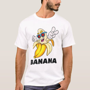 Ice Cream - Banana - Vegetarian - Cute - Gymnast - T-Shirt