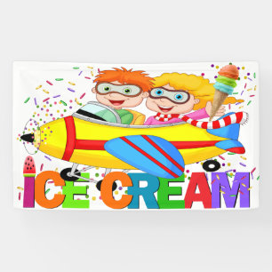 ICE Cream Banner (Aeroplane Series)