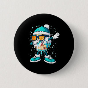 Ice Cream Baseball Drip Home Plate Bats Cool For B 6 Cm Round Badge