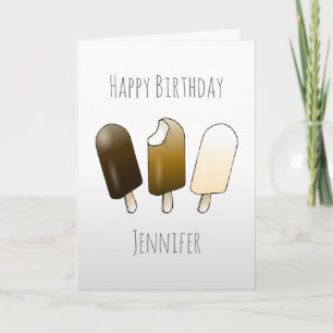 Ice Cream Birthday Card