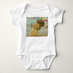 Ice cream birthday gift baby bodysuit