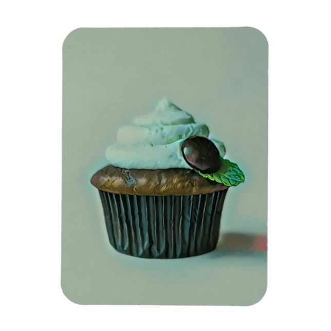 Ice cream birthday gift magnet (Vertical)