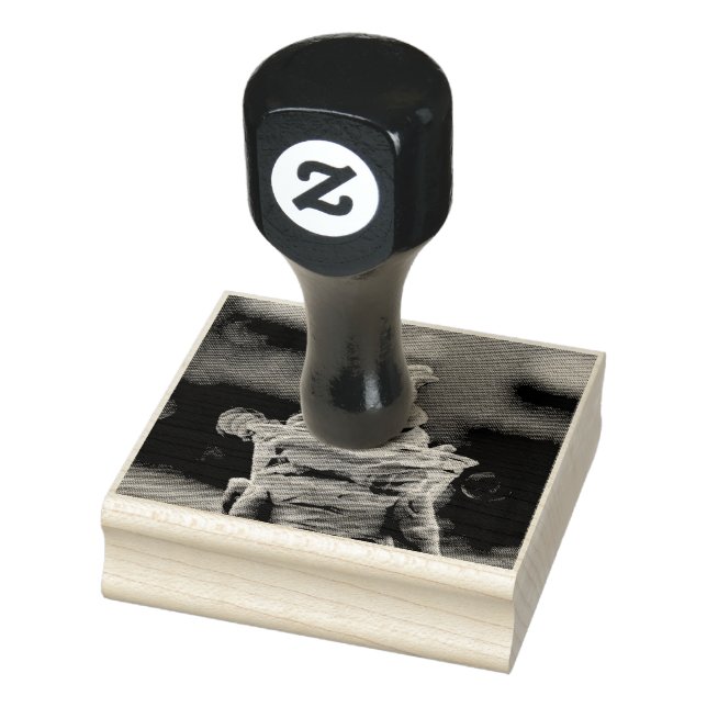 Ice cream birthday gift rubber stamp (Stamp)