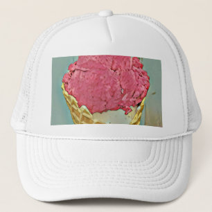 Ice cream birthday gift trucker hat