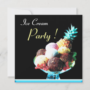 ICE CREAM BIRTHDAY PARTY 2 INVITATION