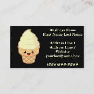 Ice Cream Business Card