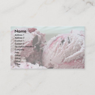 Ice Cream Business Cards 001