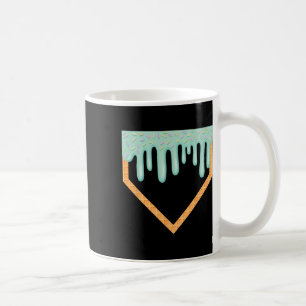 Ice Cream Bysebyll Drip Home Plate Bysebyll Drippi Coffee Mug