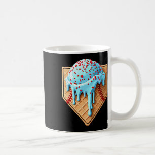 Ice Cream Bysebyll Drip Home Plate Dripping 1 Coffee Mug