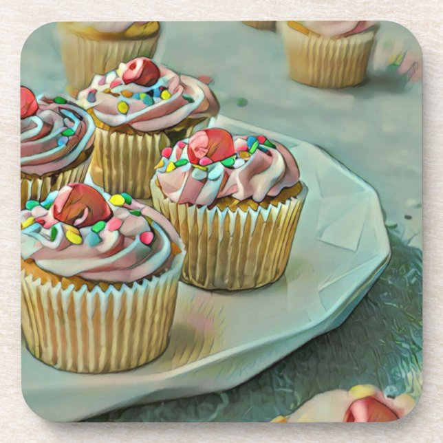 Ice cream cake coaster (Front)