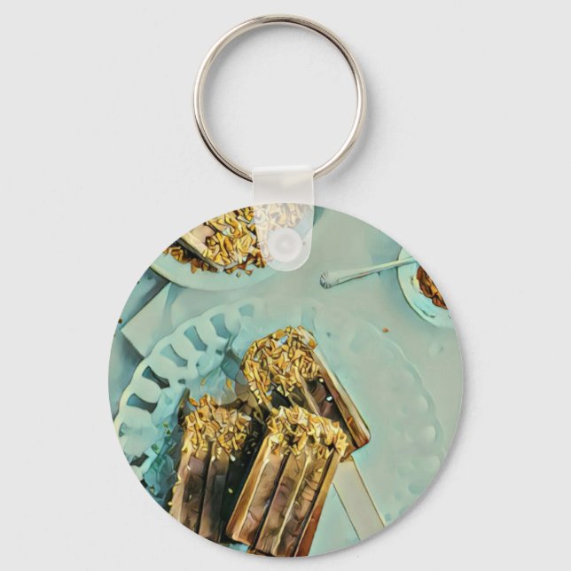 Ice cream cake key ring (Front)