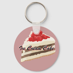 Ice Cream Cake Keychain