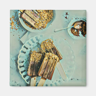 Ice cream cake magnet