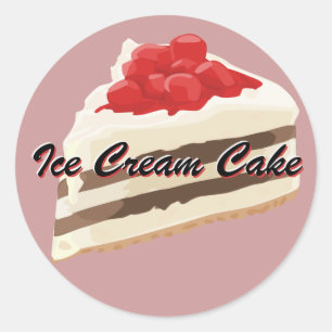 Ice Cream Cake Stickers