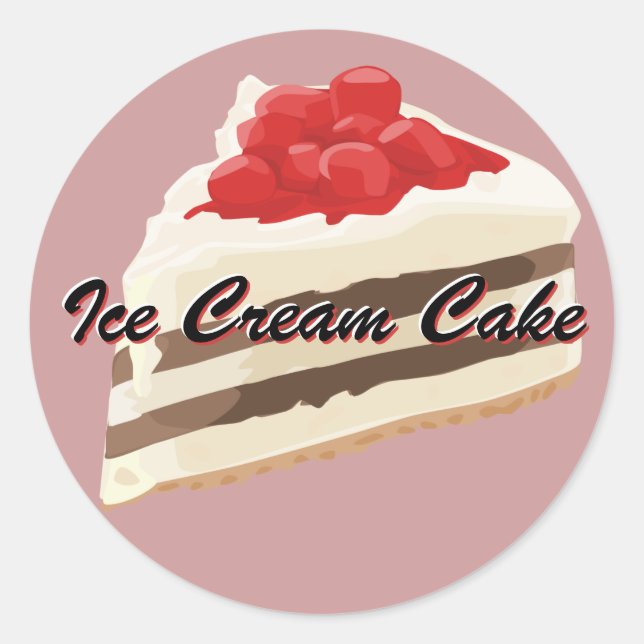 Ice Cream Cake Stickers (Front)