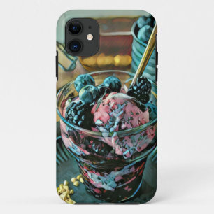 Ice cream cake with berry iPhone 11 case