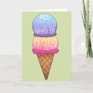 Ice Cream Card