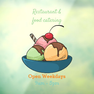 Ice cream cartoon illustration