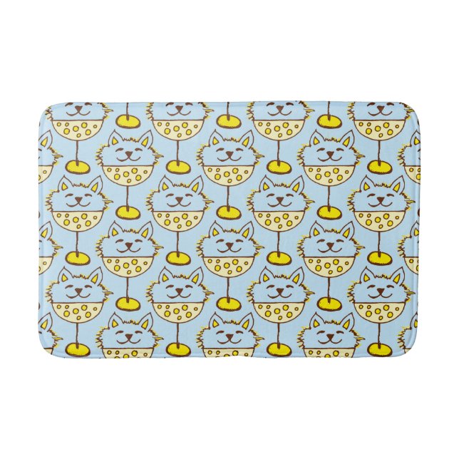 Ice Cream Cats I Bath Mat (Front)