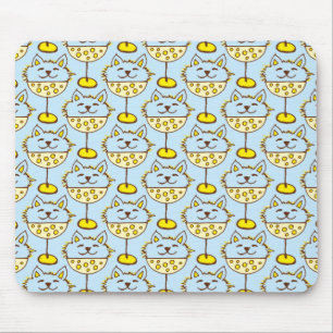 Ice Cream Cats I Mouse Pad