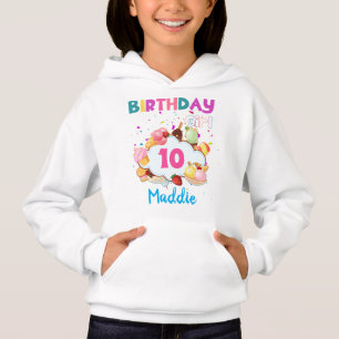 Ice Cream Colourful Cones Birthday Girl Matching