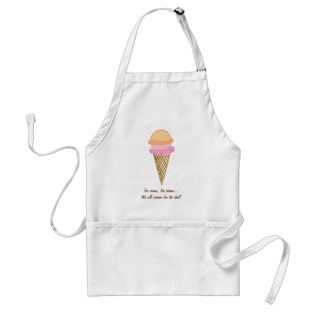 Ice Cream Cone Apron (Front)