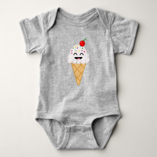 Ice Cream Cone Baby One-Piece Baby Bodysuit