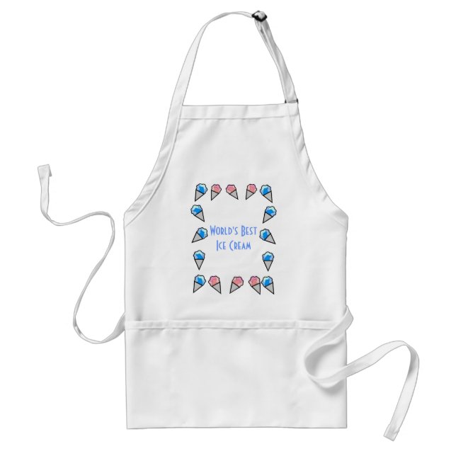 Ice Cream Cone Border Aprons (Front)