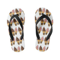 Ice cream cone cartoon illustration 