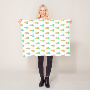 ice cream cone fleece blanket