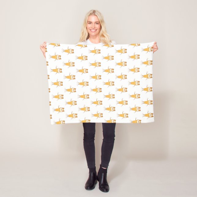 ice cream cone fleece blanket (In Situ)