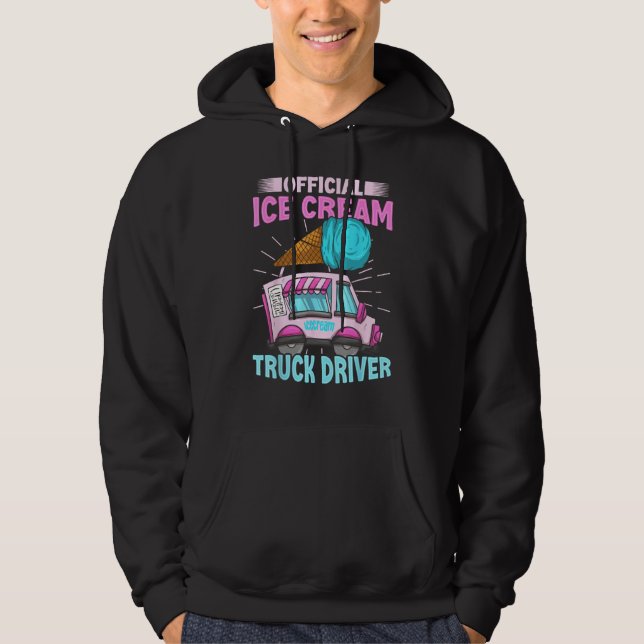 Ice Cream Cone for an Ice Cream Truck Driver Hoodie (Front)