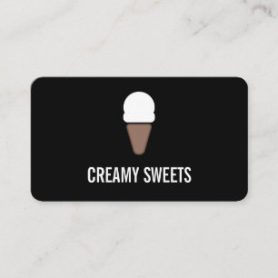 Ice Cream Cone Icon / Variation / Punch Card
