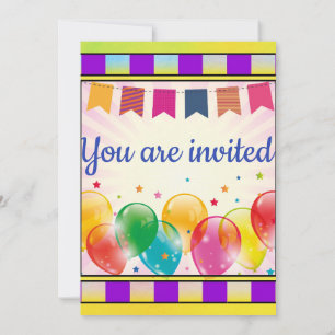 Ice Cream Cone Invitation