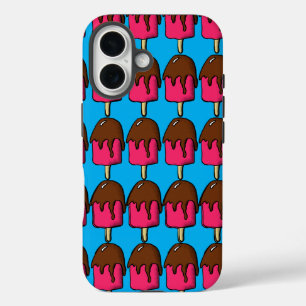 Ice Cream Cone Pattern iPhone 16 Case