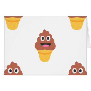 ice cream cone poo emoji