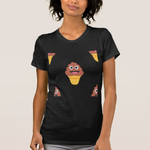 ice cream cone poo emoji T-Shirt
