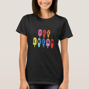 Ice Cream Cone Popsicle I Do It For The Ice Cream T-Shirt