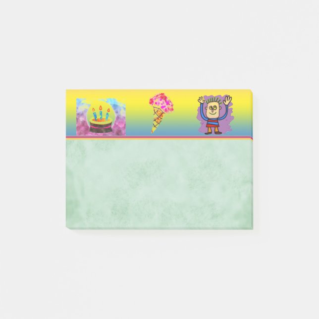 Ice Cream Cone Post-It Notes (Front)