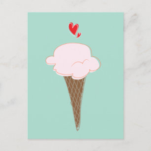Ice Cream Cone Postcard