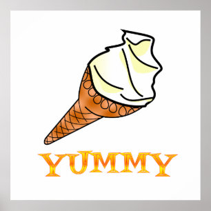 Ice Cream Cone Poster