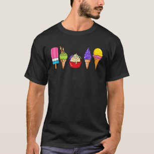 Ice Cream Cone Summer Variants Popsicle Sprinkle S T-Shirt