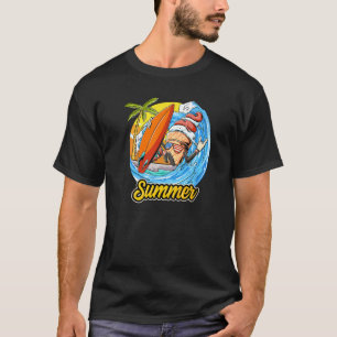 Ice Cream Cone Surfing The Waves Surfer Surfboardi T-Shirt