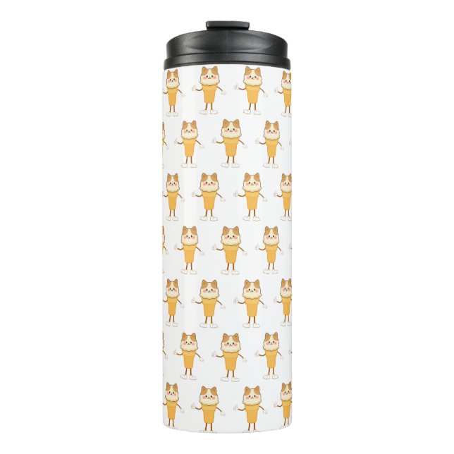 ice cream cone thermal tumbler (Front)