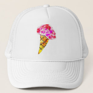 Ice Cream Cone Trucker Hat